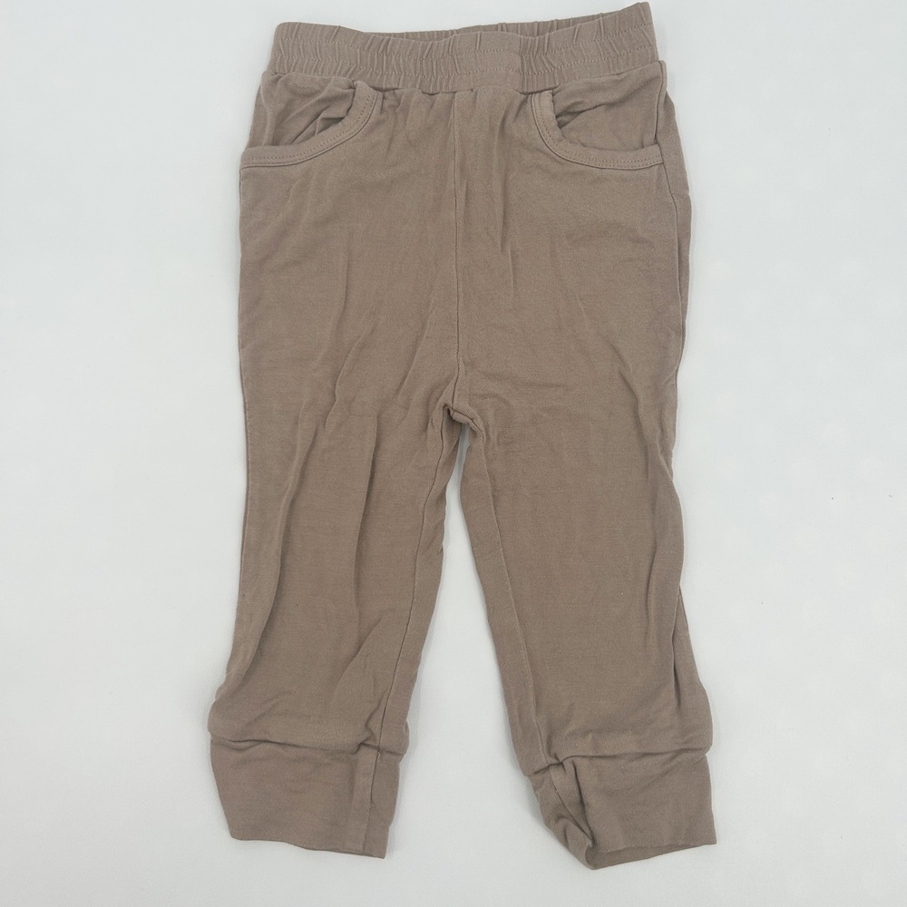 Kate Quinn Baby Bamboo Pull On Jogger Pants Size 18-24M‎ Neutral Tan